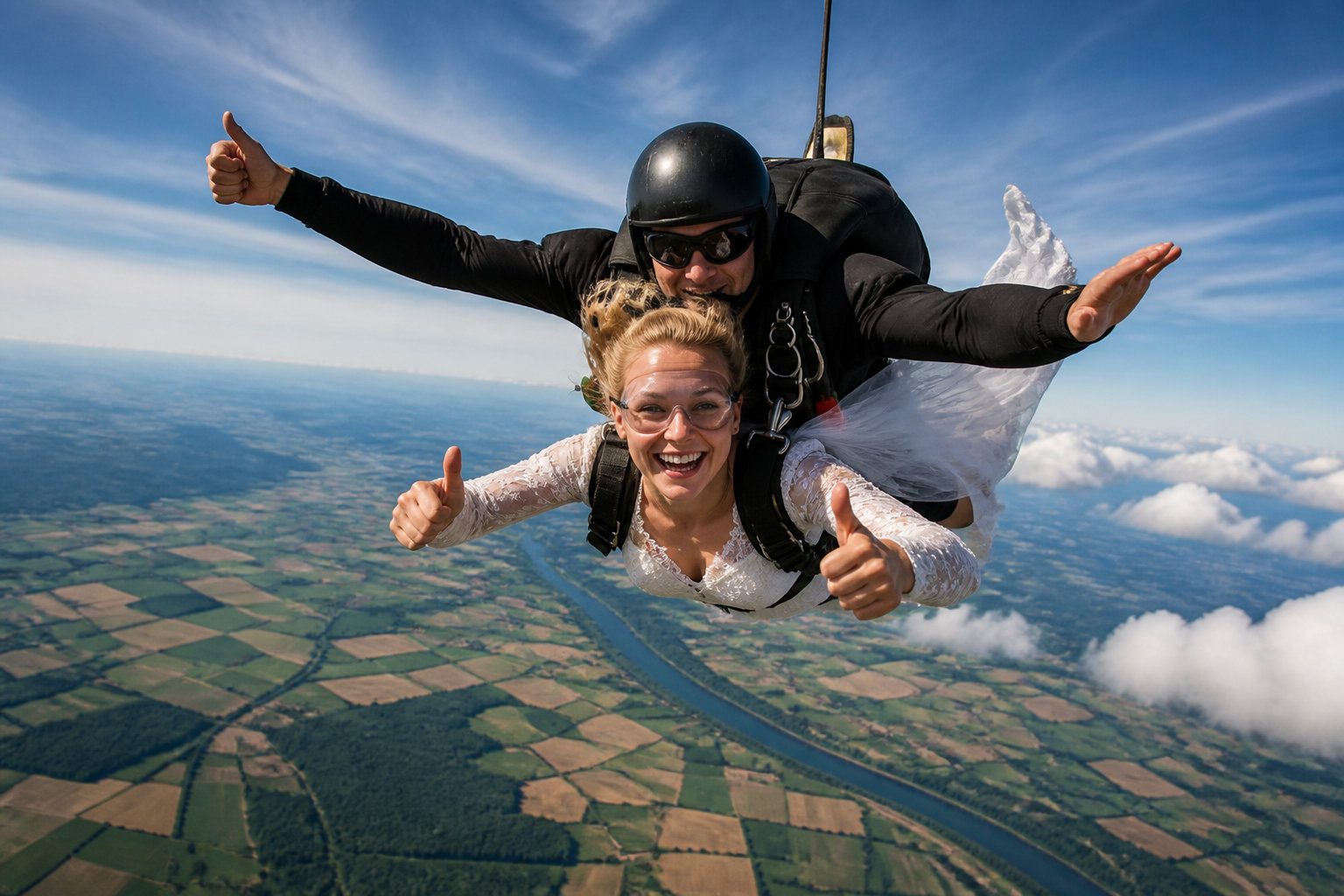 Saut en parachute evjf grand est : le grand saut vers la vie à deux
